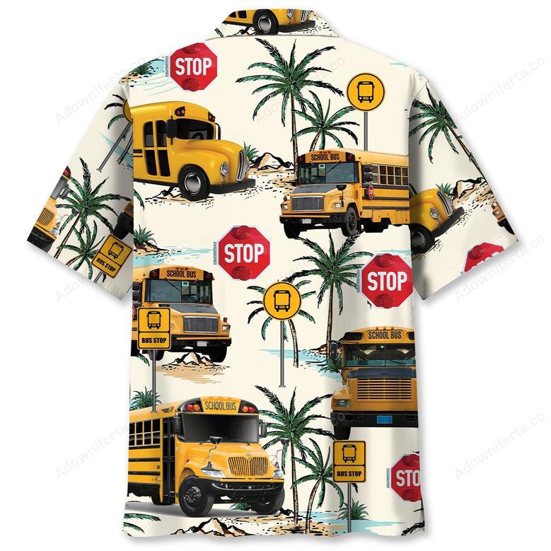 Aloha School Bus Hawaiian Shirt