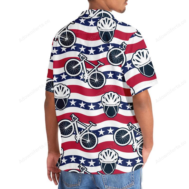 America Cycling Hawaiian Shirt