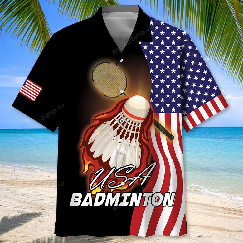 American Badminton Hawaiian Shirt