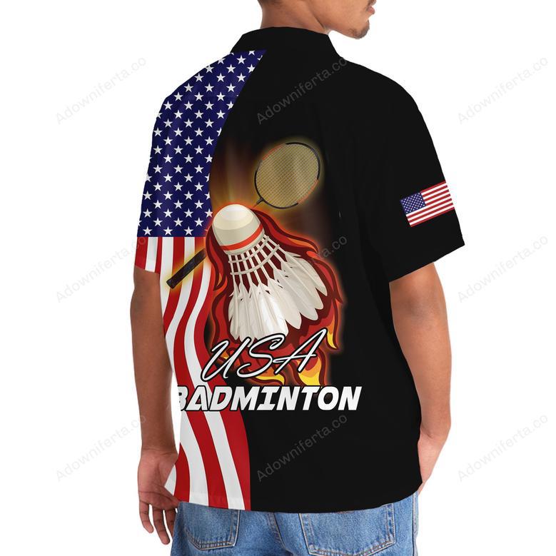 American Badminton Hawaiian Shirt