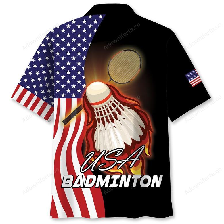 American Badminton Hawaiian Shirt