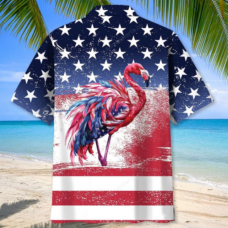 American Flamingo Hawaiian Shirt