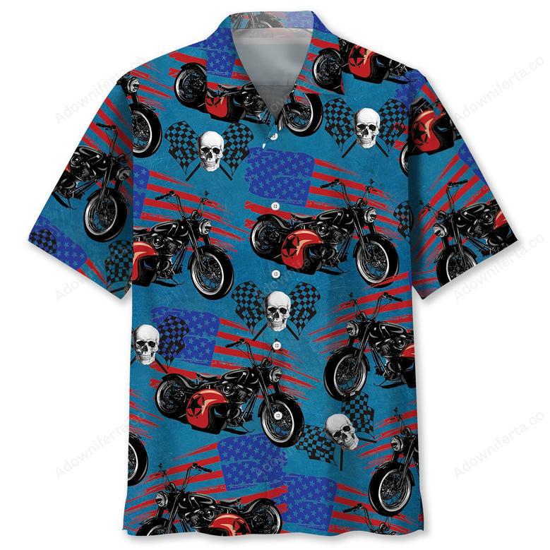 American Motorcycle Hawaiian Shirt