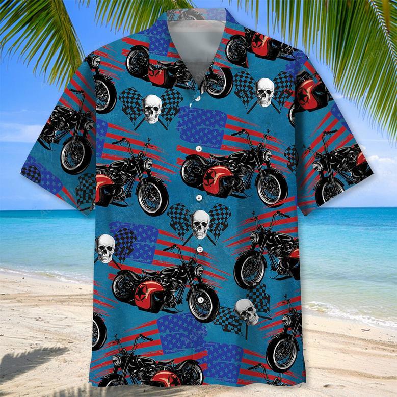 American Motorcycle Hawaiian Shirt