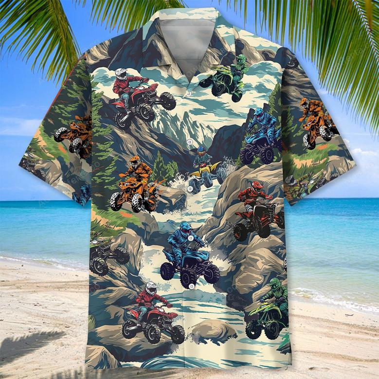 ATV Motocross Rocky Mountain Hawaiian Shirt