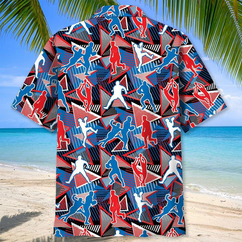 Ausie Football Rules Abstract Sporty Pattern Hawaiian Shirt