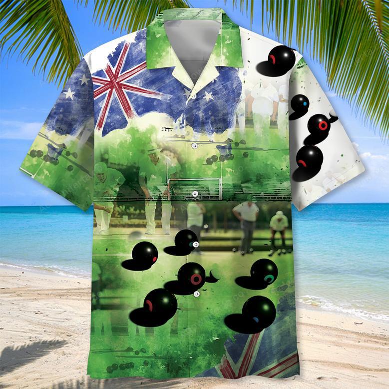 Aussie Lawn Bowls Hawaiian Shirt