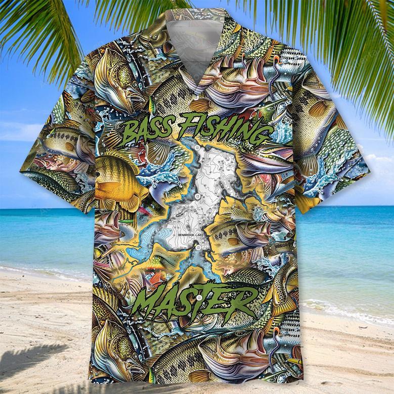 Bass Fishing Master Hawaiian Shirt