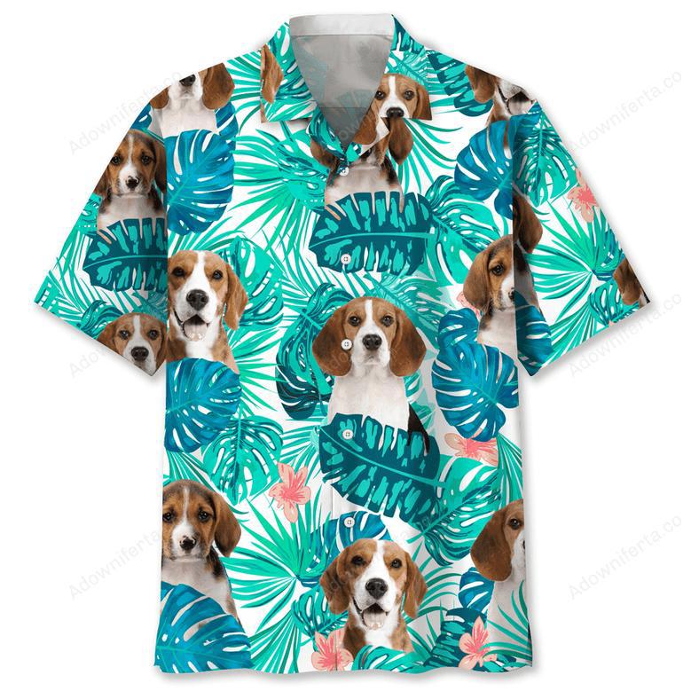 Beagle Tropical Hawaiian Shirt