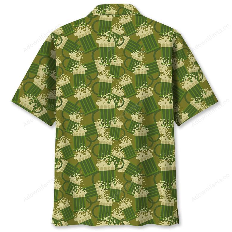 Beer Green Irish St.Patrick Day Hawaiian Shirt