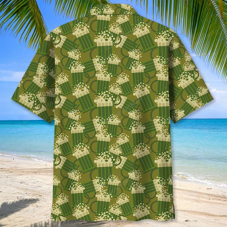 Beer Green Irish St.Patrick Day Hawaiian Shirt