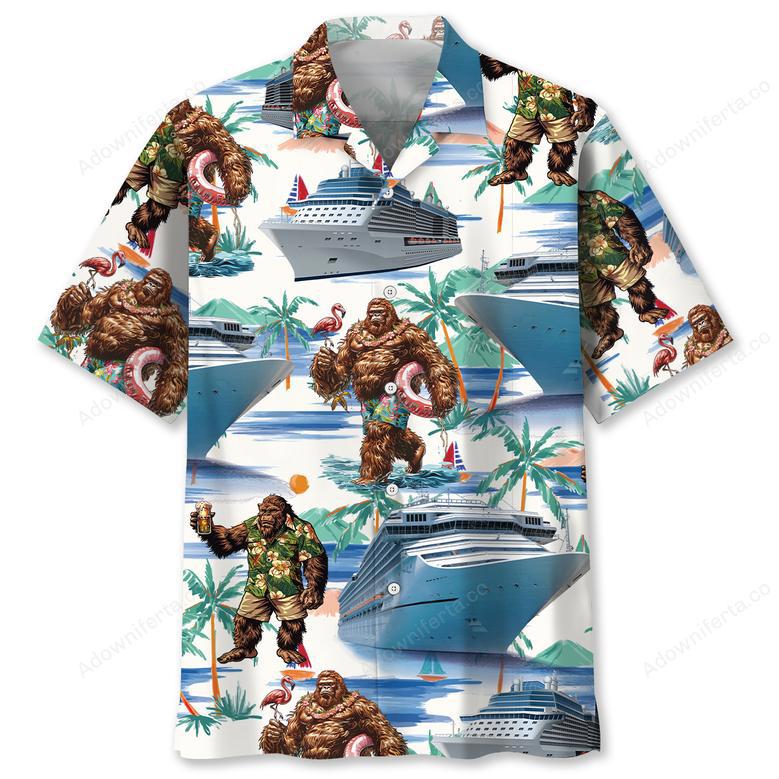 Bigfoot Cruise Hawaiian Shirt