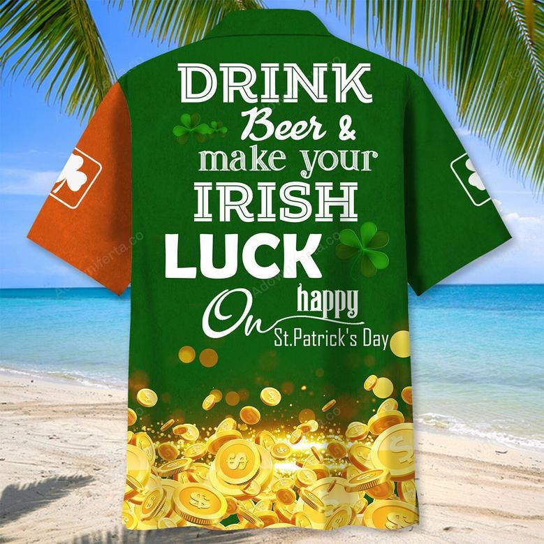 Bigfoot Irish St.Patrick Day Hawaiian Shirt