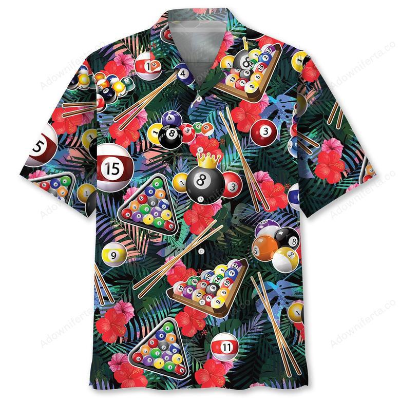 Billiard Tropical Hawaiian Shirt