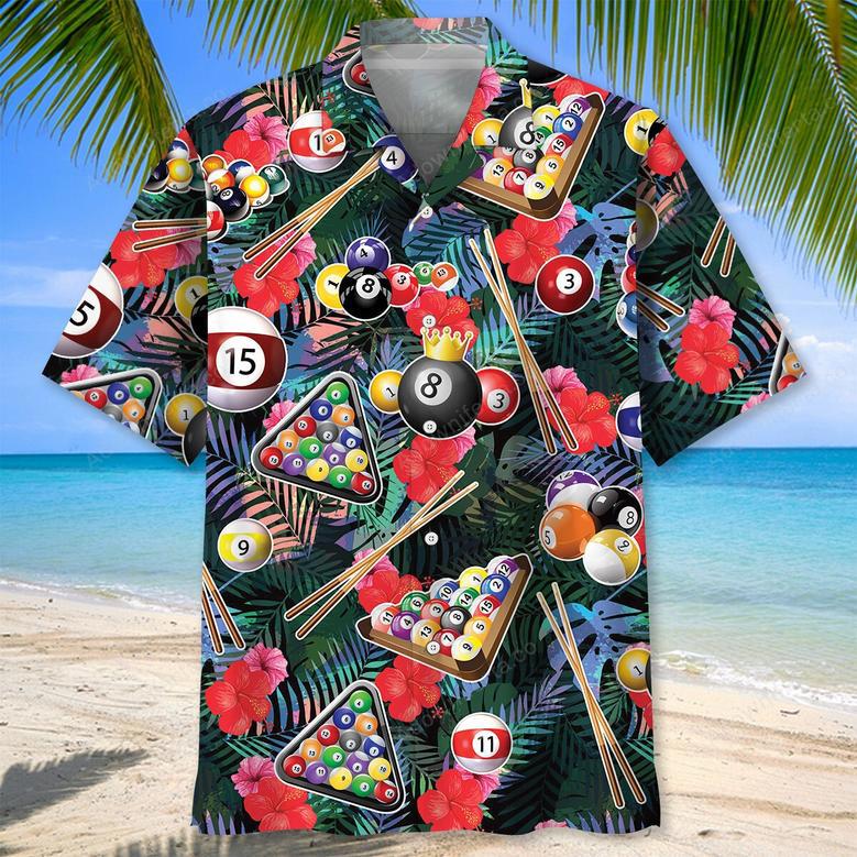 Billiard Tropical Hawaiian Shirt