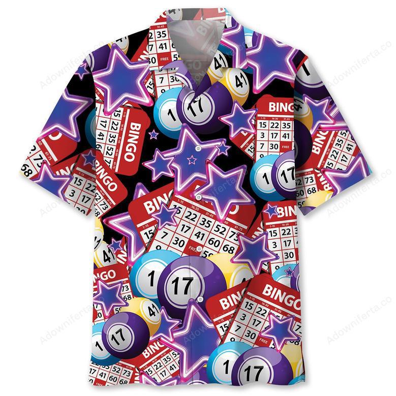 Bingo Neon Hawaiian Shirt