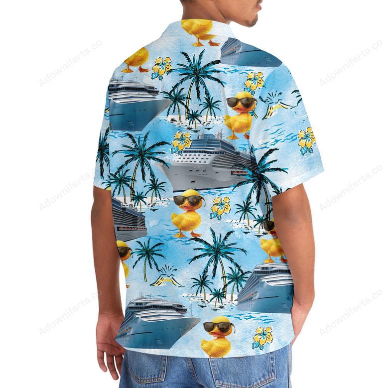 Blue Cruise Duck Hawaiian Shirt