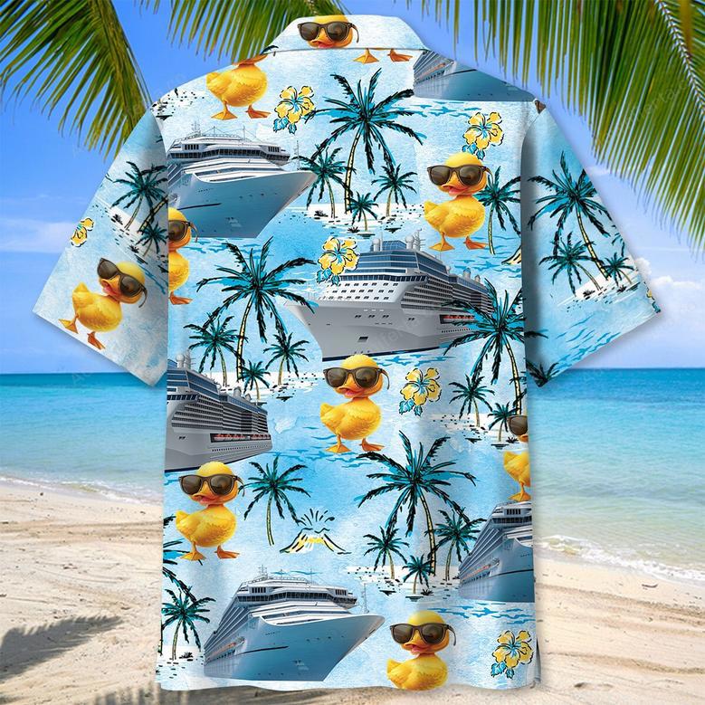 Blue Cruise Duck Hawaiian Shirt