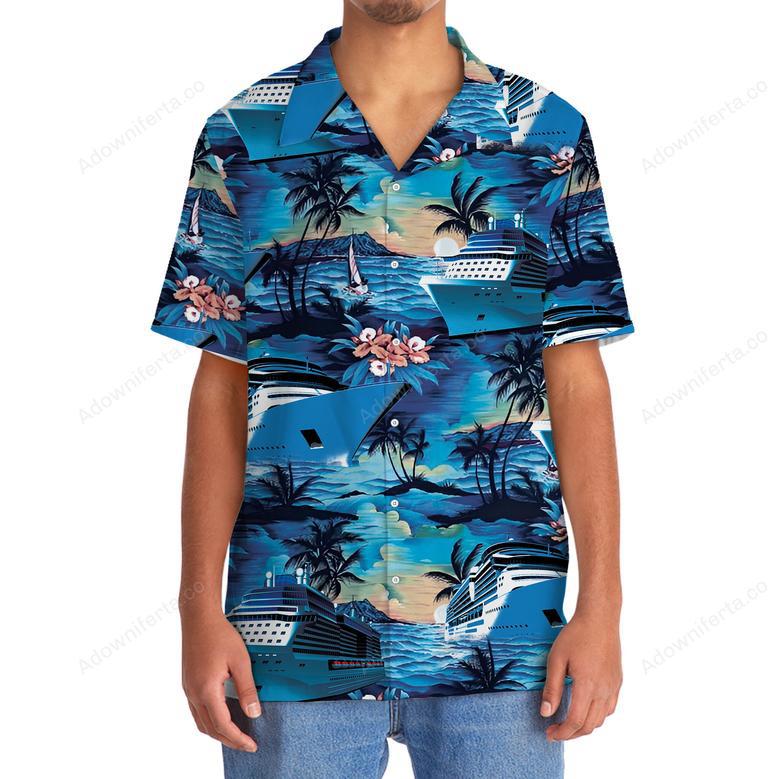 Blue Cruise Hawaiian Shirt