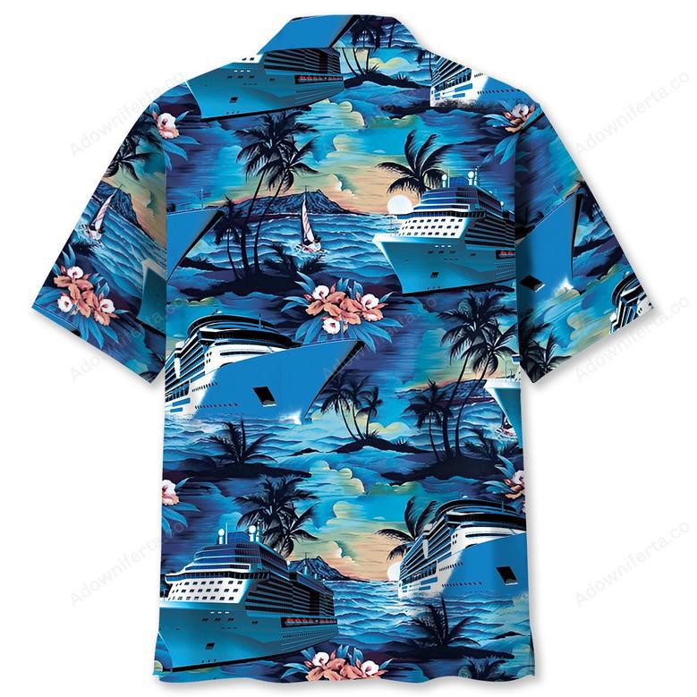 Blue Cruise Hawaiian Shirt