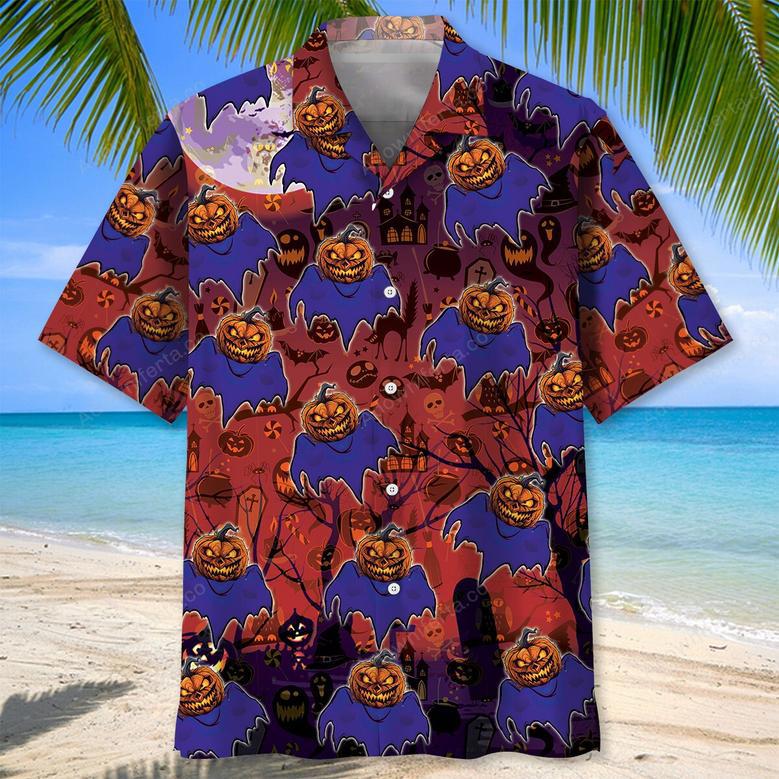 Boo Pumpkin Hawaiian Shirt