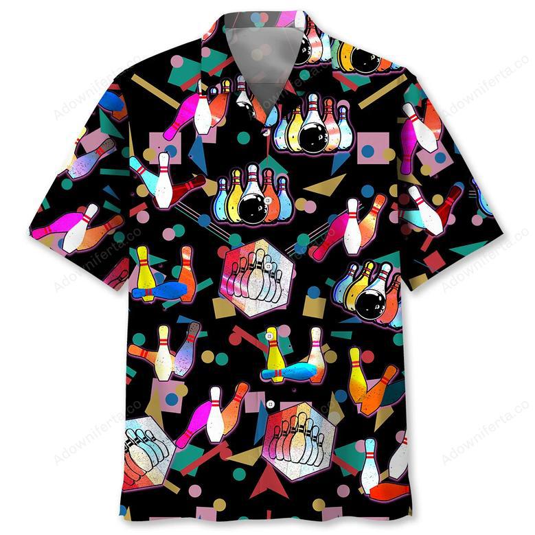 Bowling Color Hawaiian Shirt