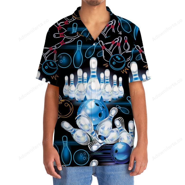 Bowling Make Me Happy The 10 Pin Not So Much Hawaiian Shirt