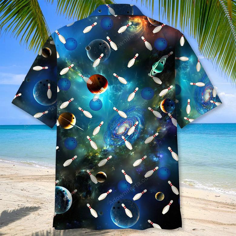 Bowling Space Hawaiian Shirt