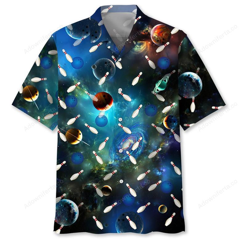 Bowling Space Hawaiian Shirt