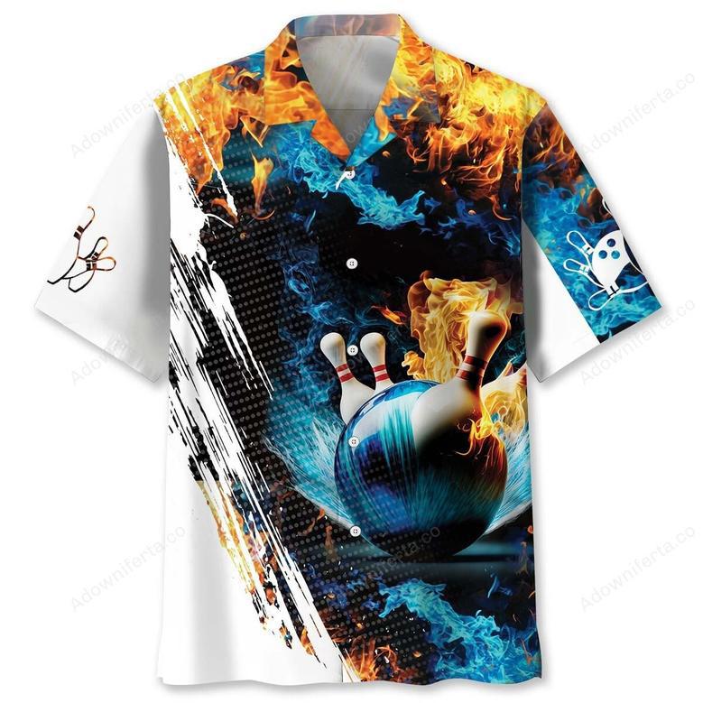 Bowling Water Fire Hawaiian Shirt