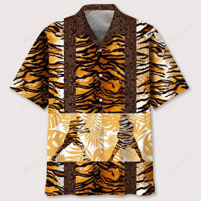 boxing leopard skin hawaiian shirt