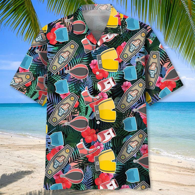 Boxing Tropical Hawaiian Shirt