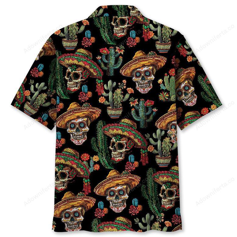 Cactus Skull Hawaiian Shirt