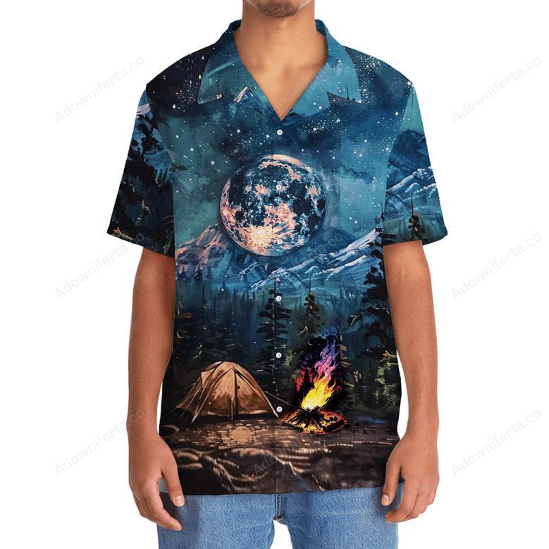 Camping Crew Hawaiian Shirt