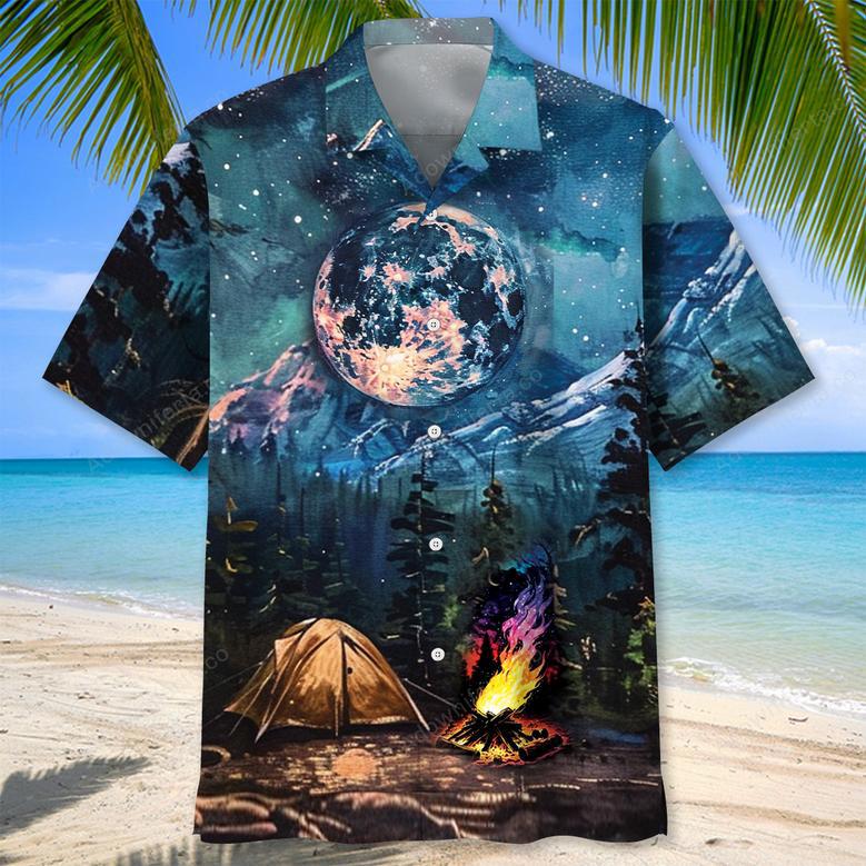 Camping Crew Hawaiian Shirt