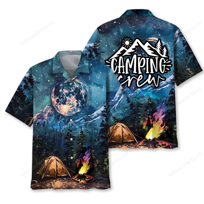 Camping Crew Hawaiian Shirt