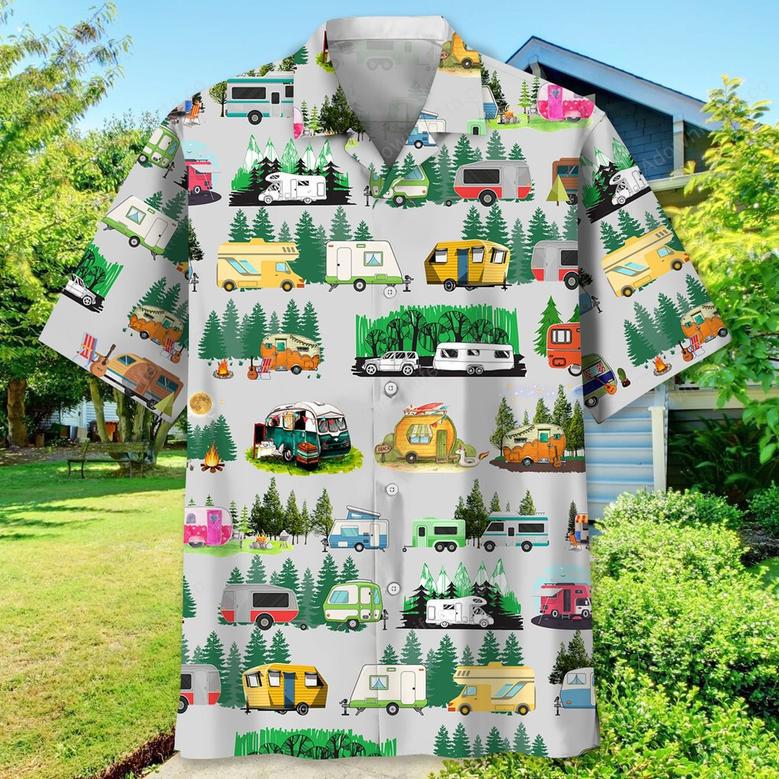 Camping Lovers Hawaiian Shirt