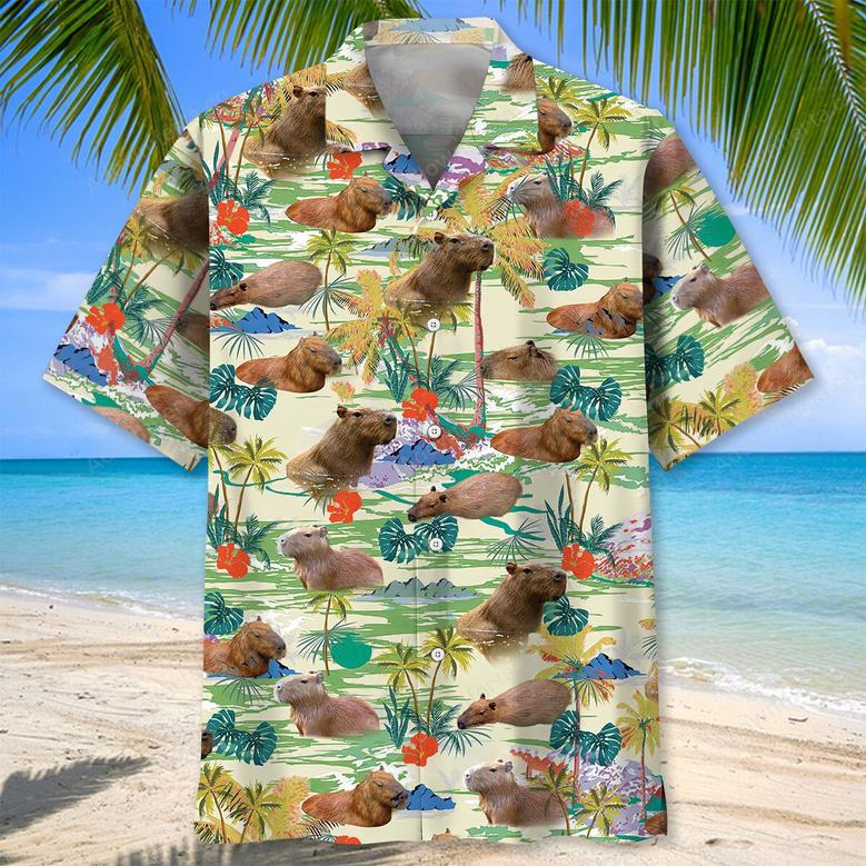 Capybara Tropical Hawaiian Shirt