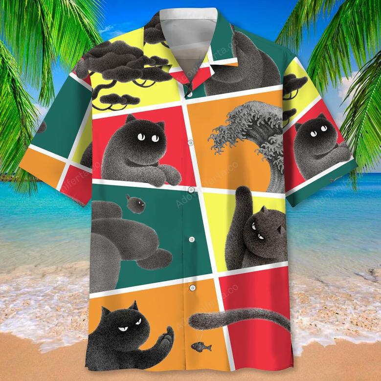 Cat Funny Hawaiian Shirt