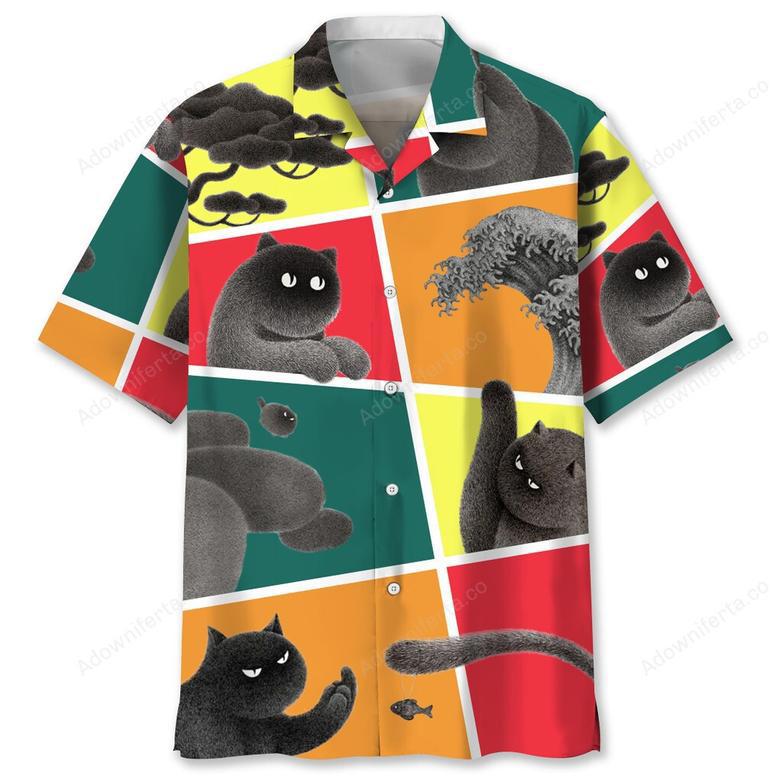 Cat Funny Hawaiian Shirt