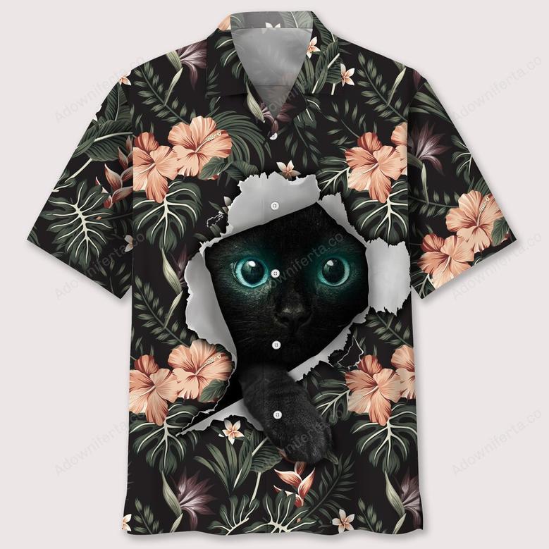 cats tropical hawaiian shirt