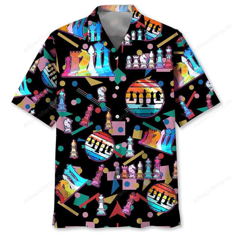 Chess Color Hawaiian Shirt