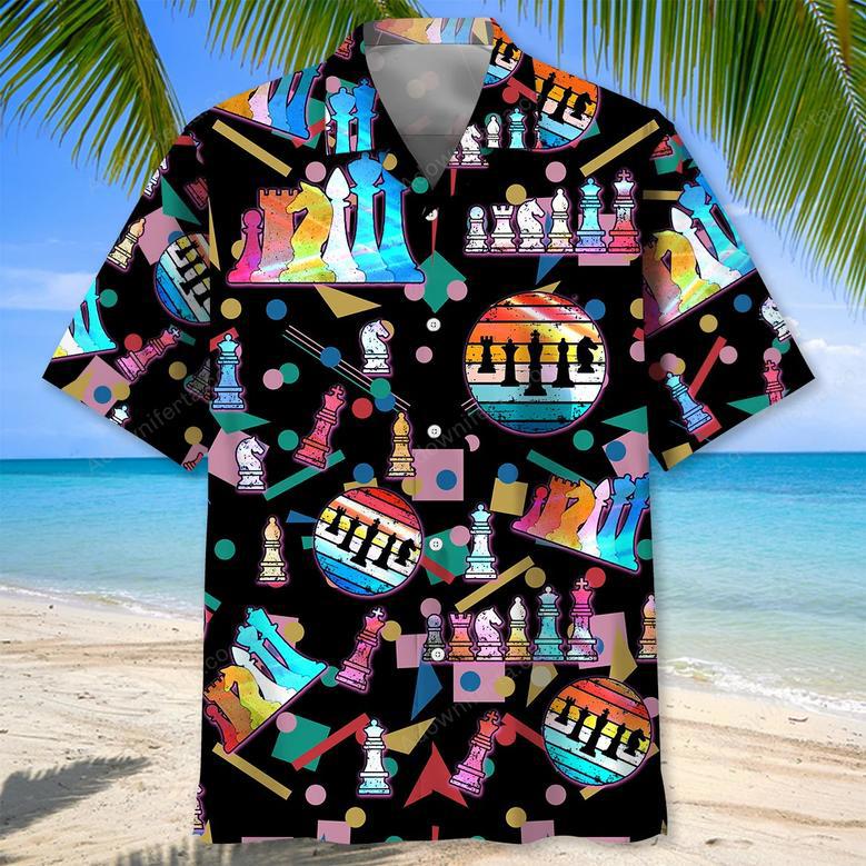 Chess Color Hawaiian Shirt