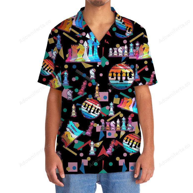 Chess Color Hawaiian Shirt