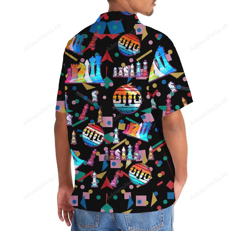 Chess Color Hawaiian Shirt