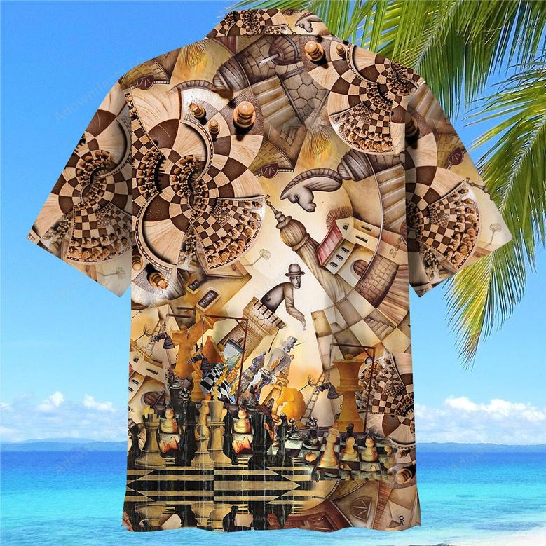 Chess Vintage Art Hawaiian Shirt