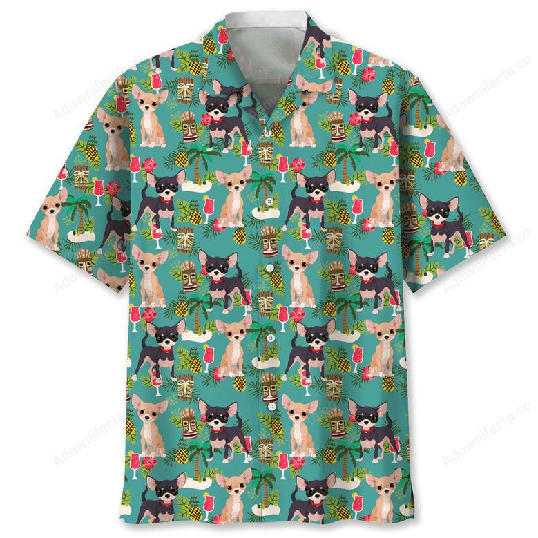 Chihuahua Hawaiian Beach Hawaiian Shirt