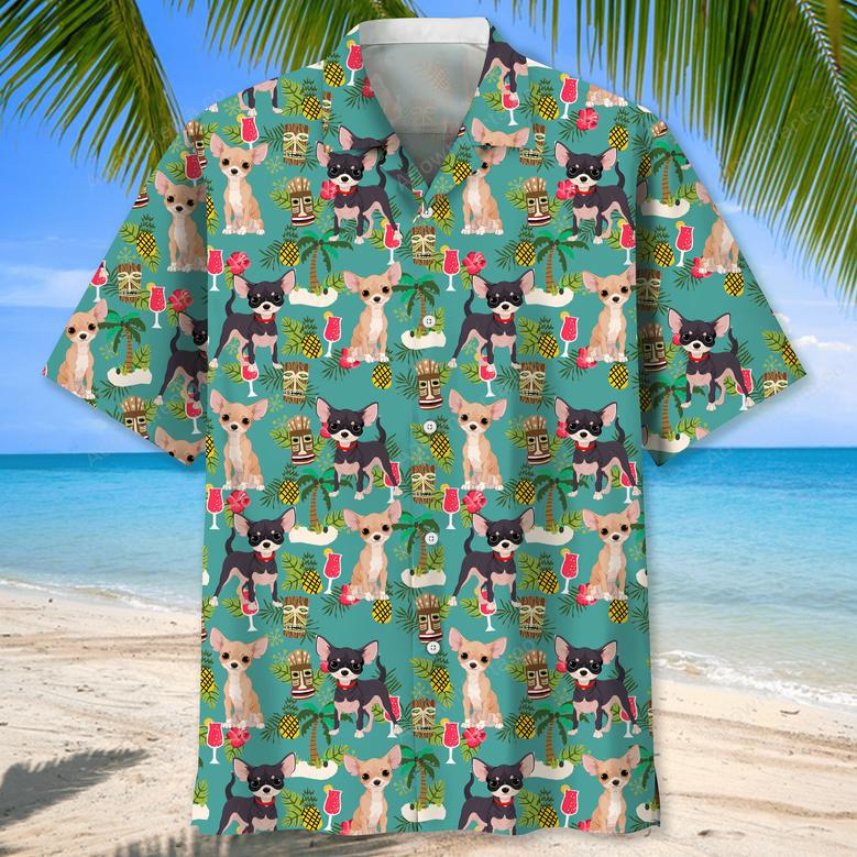 Chihuahua Hawaiian Beach Hawaiian Shirt