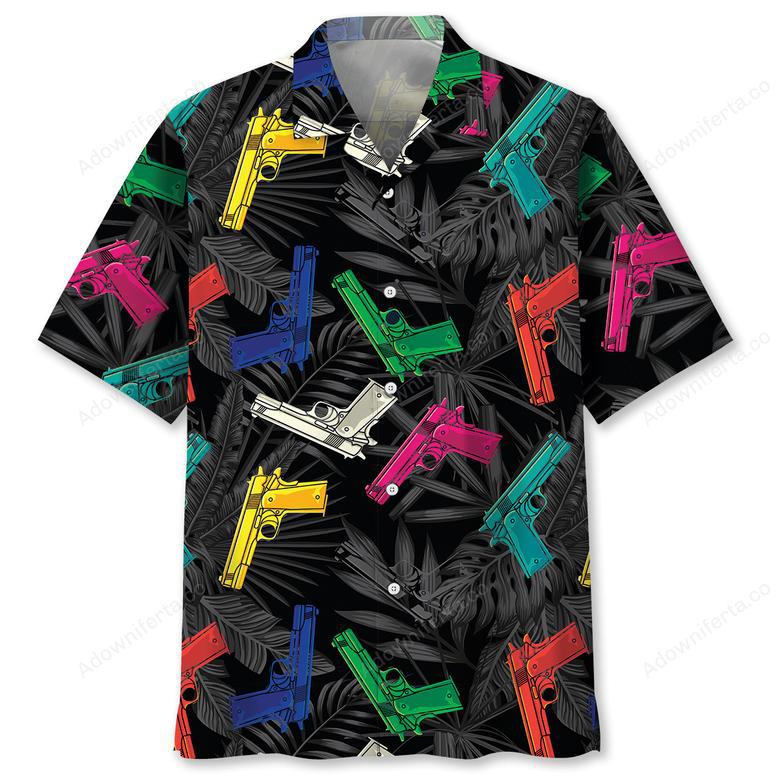 Colorful Guns Hawaiian Shirt