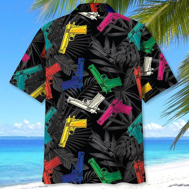 Colorful Guns Hawaiian Shirt